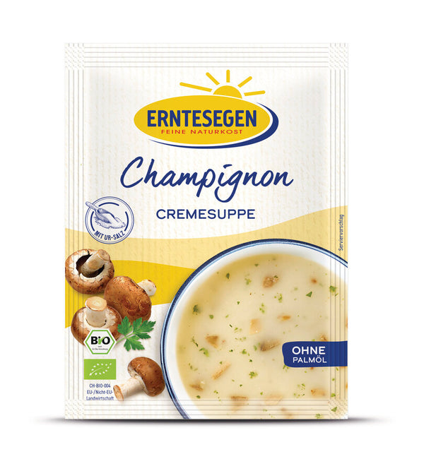 Økologisk Pulversuppe - Champignon Cremesuppe - 40G - Erntesegen