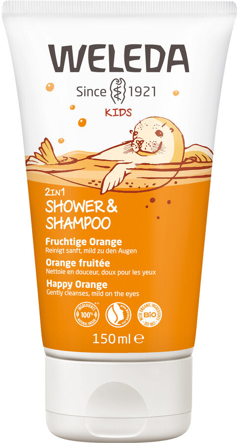 Kids Shower Gel Happy Orange - 150ML - Weleda