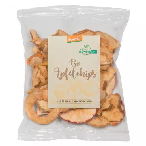 Biodynamiske Æblechips - 50G - Bio Obst Münch