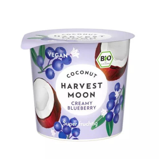 Økologisk Kokos Joghurt Creamy Blåbær - 275G - Harvest Moon