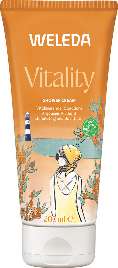 Sea Buckthorn Vitality Shower Cream - 200ML - Weleda