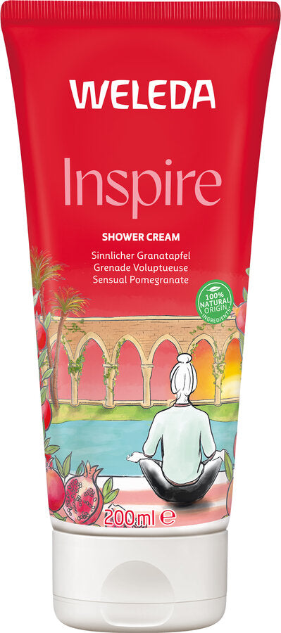 Pomegranate Inspire Shower Cream - 200ML - Weleda