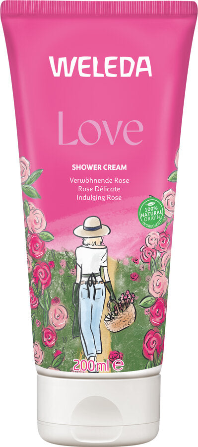 Rose Love Shower Cream - 200ML - Weleda