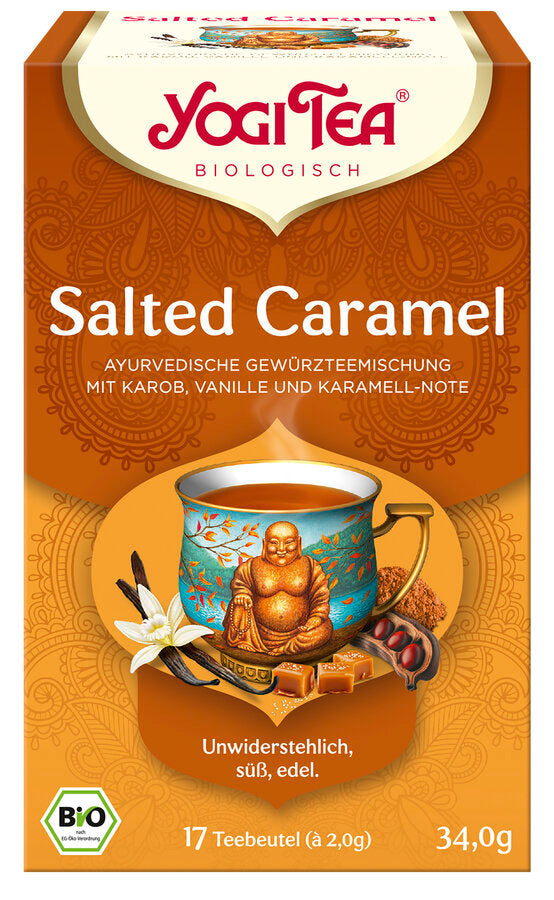 Økologisk Salted Caramel Te - 17 Breve - YOGITEA