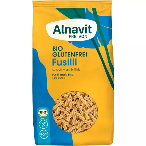 Økologisk Glutenfri Fusilli - 500G - Alnavit