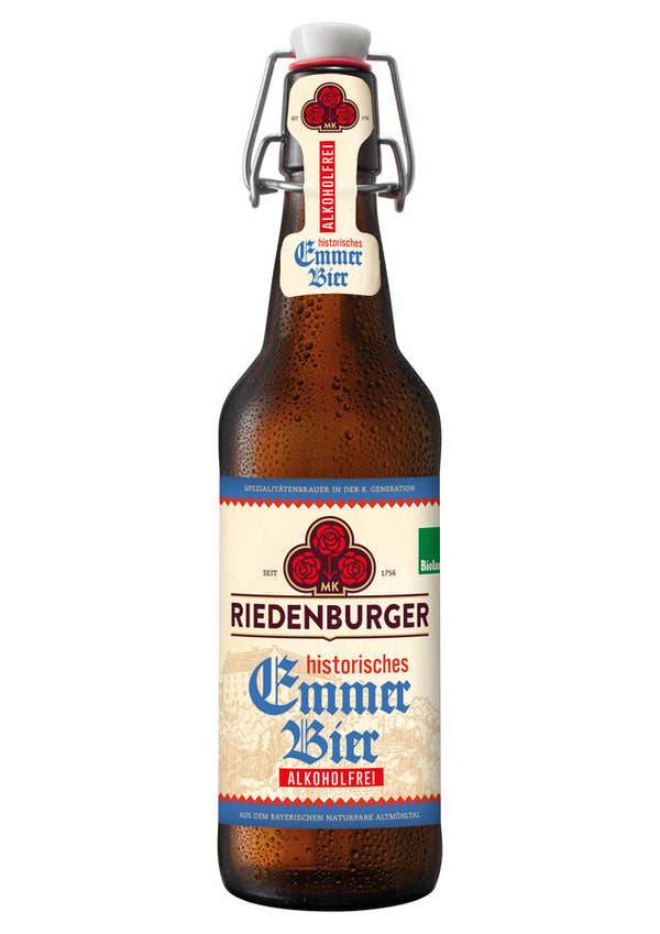 Økologisk Alkoholfri Emmer Øl - 500ML - Riedenburger Brauhaus