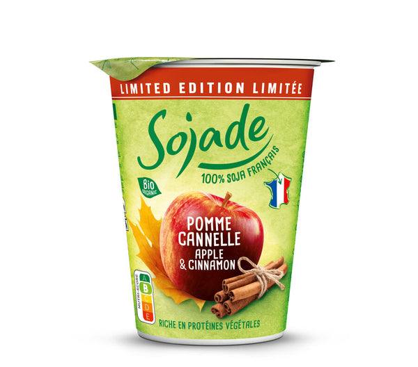 Økologisk Soja Joghurt Æble & Kanel - 400G - Sojade