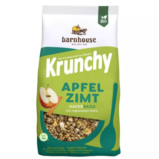 Økologisk Granola Havre, Æble & Kanel - 375G - Barnhouse