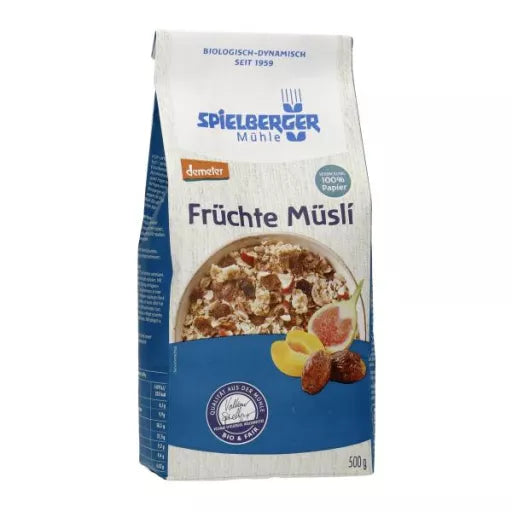 Biodynamisk Frugt Müsli - 500G - Spielberger Mühle