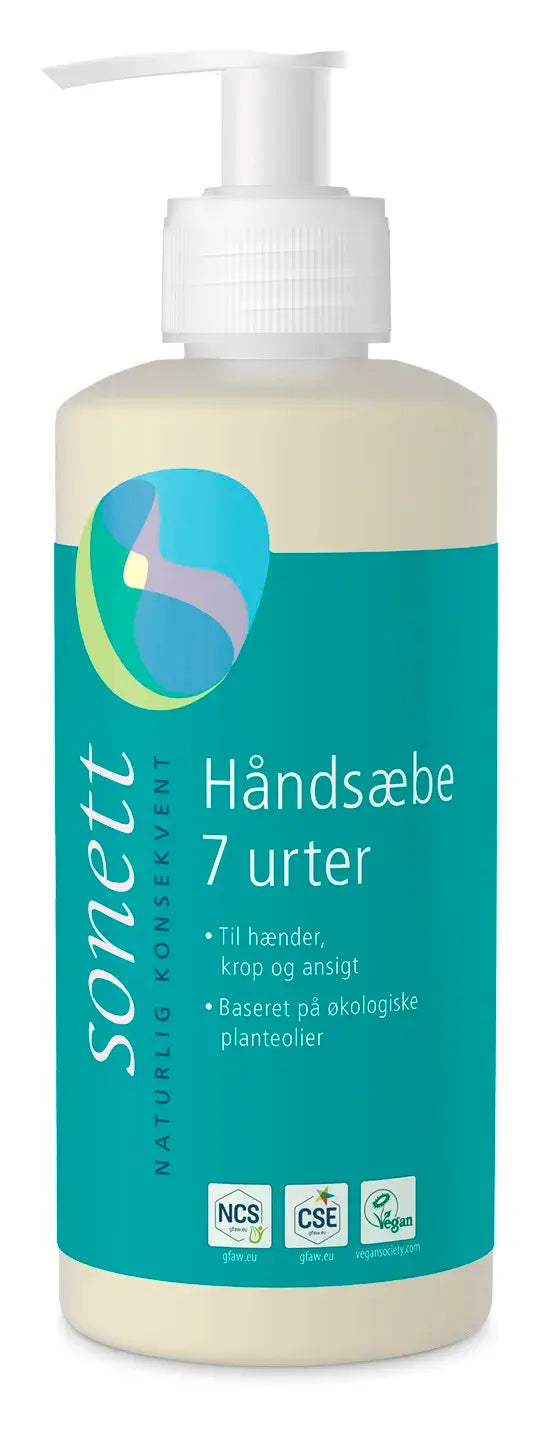 Håndsæbe 7 Urter - 300ML - Sonett