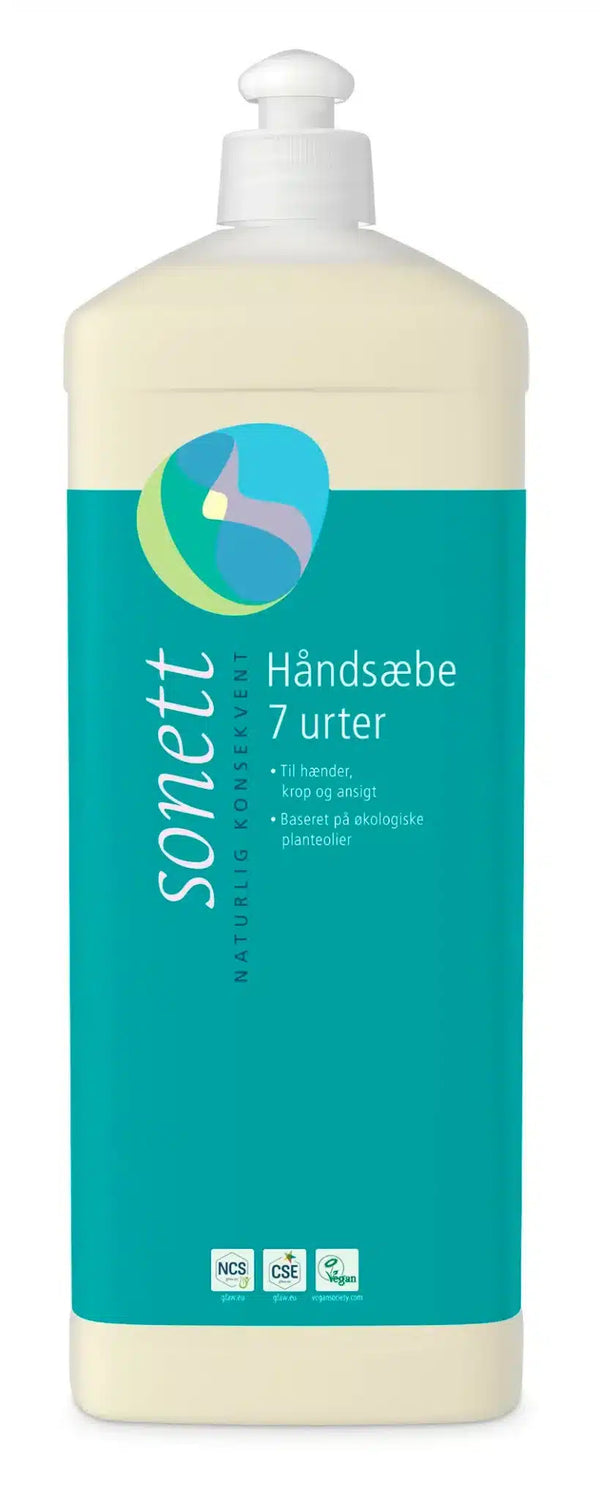 Håndsæbe 7 Urter - 1L - Sonett