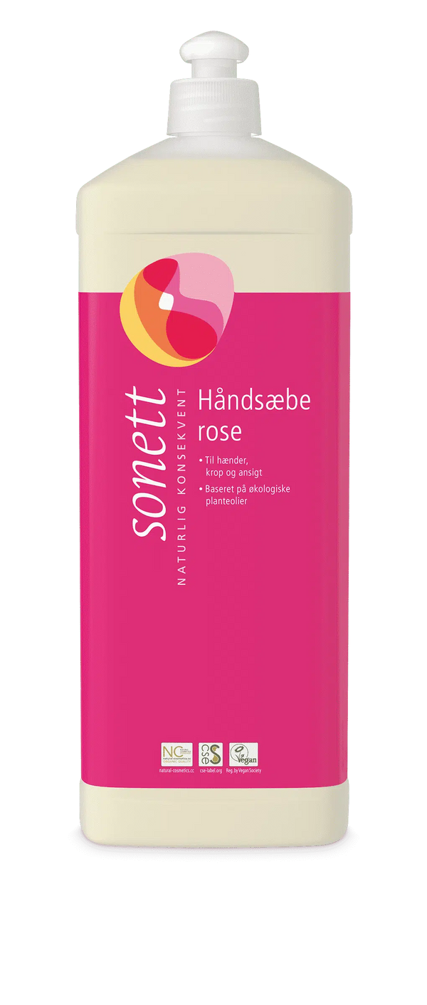 Håndsæbe Rose - 1L - Sonett