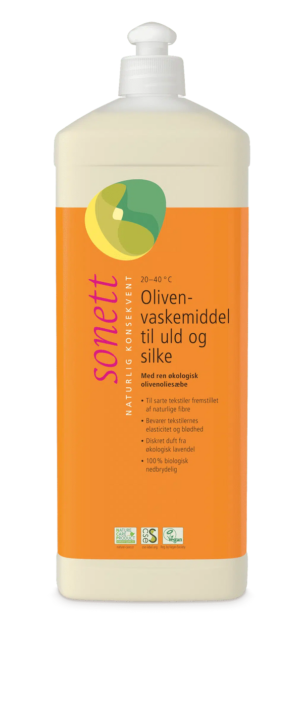 Vaskemiddel Uld & Silke Olivenolie & Lavendel  - 1L - Sonett