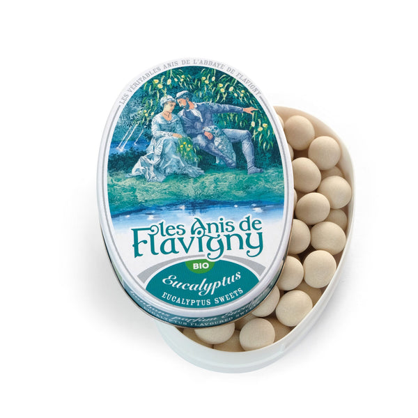 Økologiske Franske Pastiller Anis & Eucalyptus - 50G - Les Anis de Flavigny