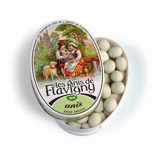 Økologiske Franske Pastiller Anis - 50G - Les Anis de Flavigny