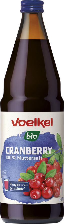 Økologisk Ren Tranebærsaft - 750ML - Voelkel