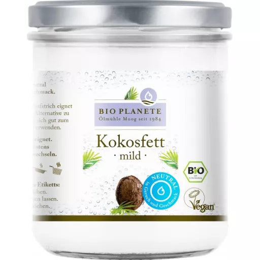 Økologisk Ekstra Jomfru Kokosolie Mild - 400ML - BioPlanète