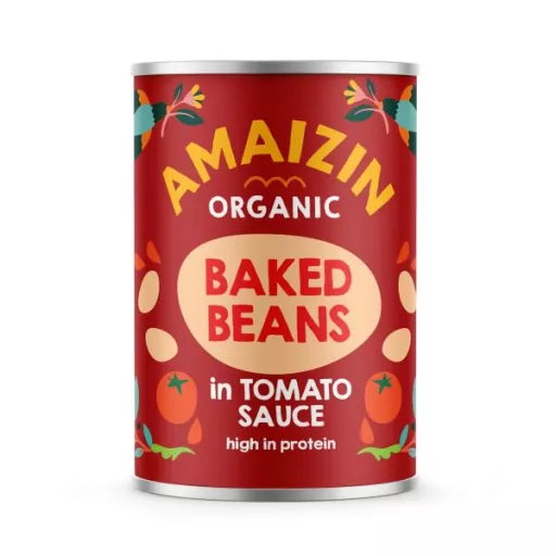 Økoloigiske Baked Beans - 400G - Amaizin