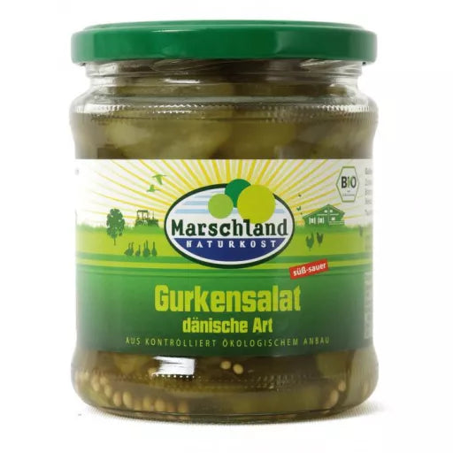 Økologisk Agurkesalat - 185G - Marschland Naturkost