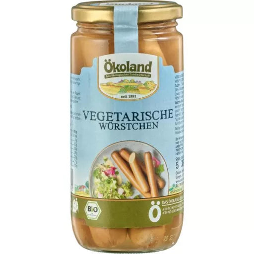 Økologiske Vegetariske Pølser - Langtidsholdbar - 380G - Ökoland