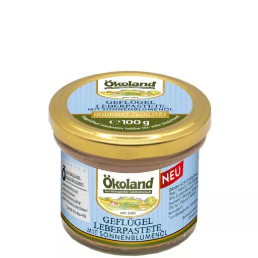 Økologisk Gourmet Fjerkræpostej - Langtidsholdbar - 100G - Ökoland