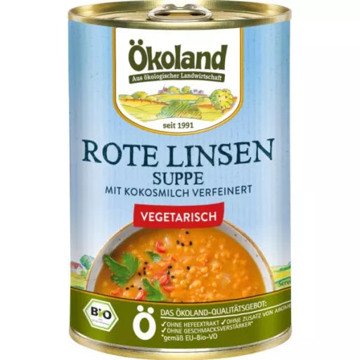 Økologisk Rød Linsesuppe - 400G - Ökoland