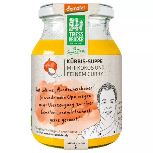 Biodynamisk Suppe Græskar, Kokos & Karry - 450ML - KüchenBrüder
