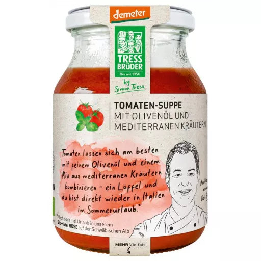 Biodynamisk Suppe Tomat, Olivenolie & Urter - 450ML - KüchenBrüder