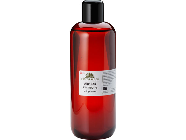 Økologisk Abrikoskerneolie - 500ML - URTEGAARDEN