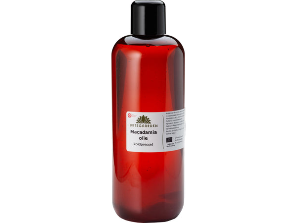 Økologisk Macadamiaolie - 500ML - URTEGAARDEN