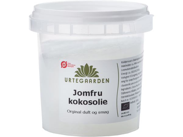 Økologisk Jomfru Kokosolie - 100ML - URTEGAARDEN