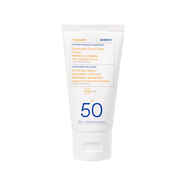 Yoghurt Face + Eyes Sunscreen SPF 50 - 50ML - Korres