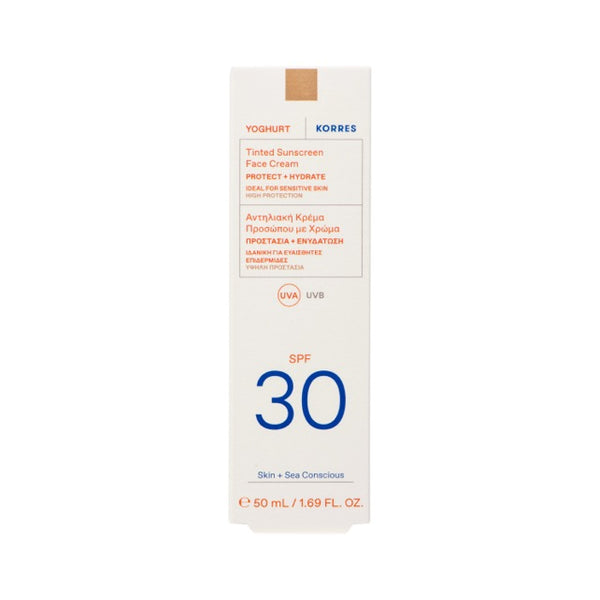 Yoghurt Tinted Daily Sunscreen Face Cream SPF 30 - 50ML - Korres