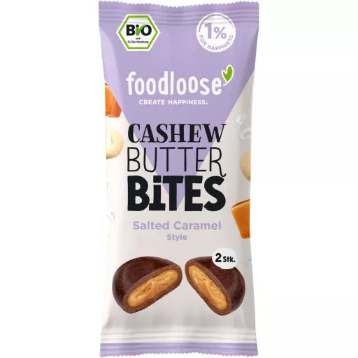 Økologiske Cashew Butter Bites - 40G - FoodLoose