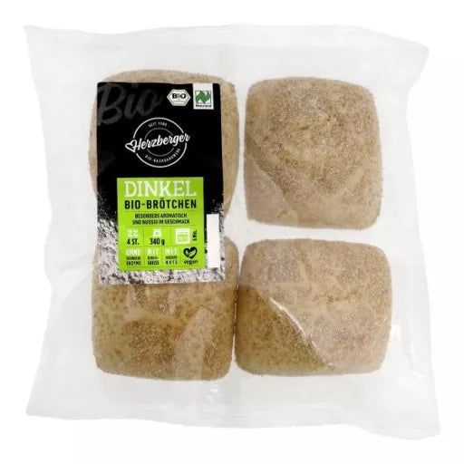 Økologiske Speltboller - 340G - Herzberger Bäckerei