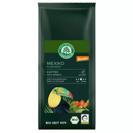 Biodynamiske Malede Kaffebønner Mexico - 250G - Lebensbaum