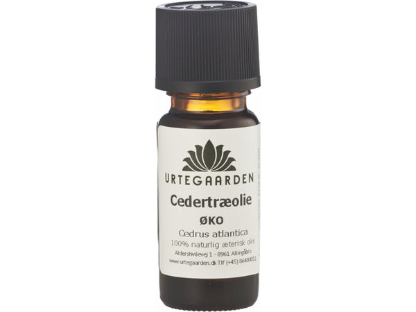Økologisk Cedertræolie Æterisk Olie - 10ML - URTEGAARDEN