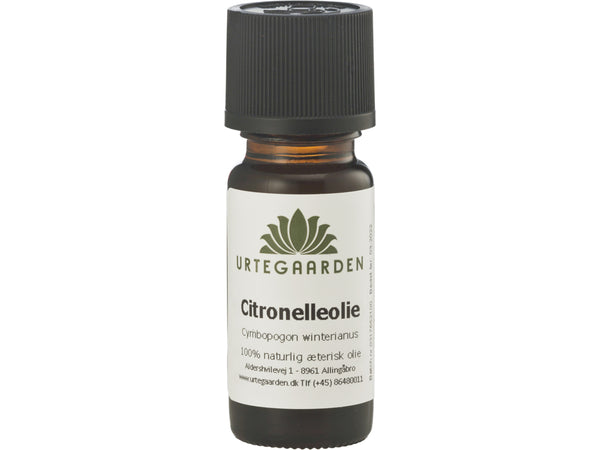 Citronelleolie Æterisk Olie - 10ML - URTEGAARDEN