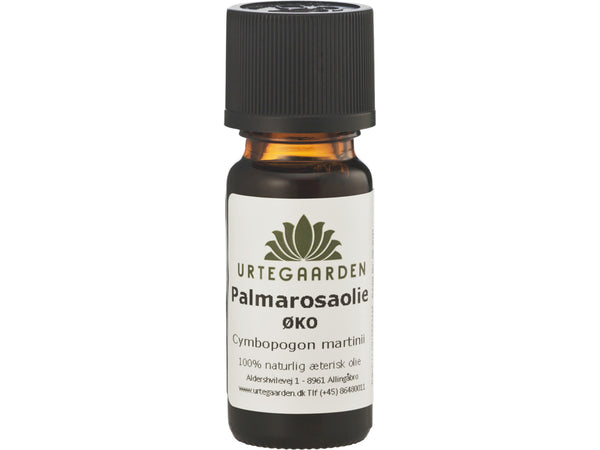 Økologisk Palmarosaolie Æterisk Olie - 10ML - URTEGAARDEN