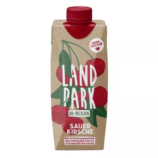 Økologisk Aromatisk Vand Syrlig Kirsebæraroma - 500ML - Landpark
