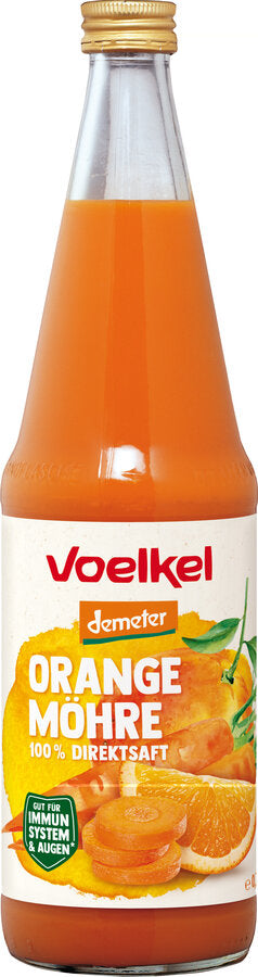 Biodynamisk Appelsin-Gulerodssaft - 700ML - Voelkel