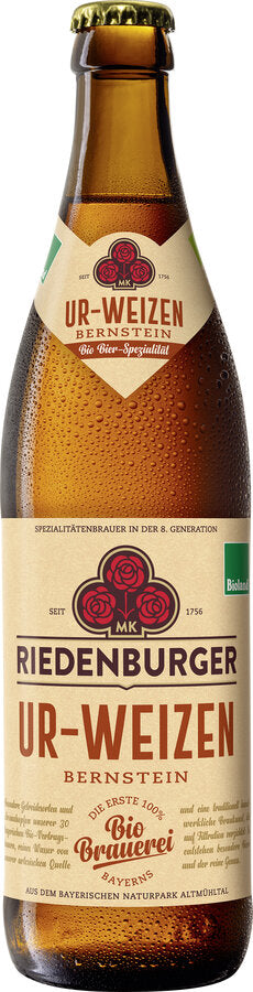 Økologisk Urhvede Øl - 500ML - Riedenburger Brauhaus