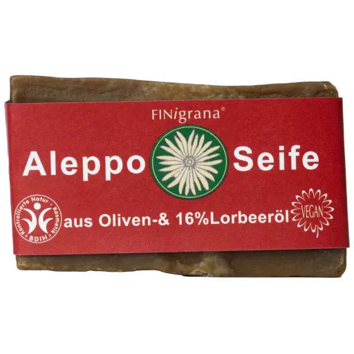Aleppo Sæbe Olivenolie & 16% Laurbærolie - 180G - Finigrana