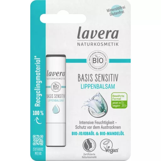 Læbepomade Sensitive - 4,5G - Lavera Naturkosmetik