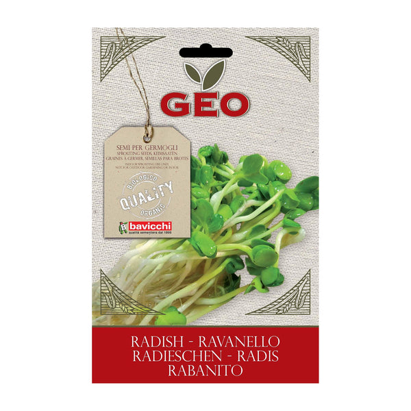 Økologiske Radisefrø - 30G - GEO
