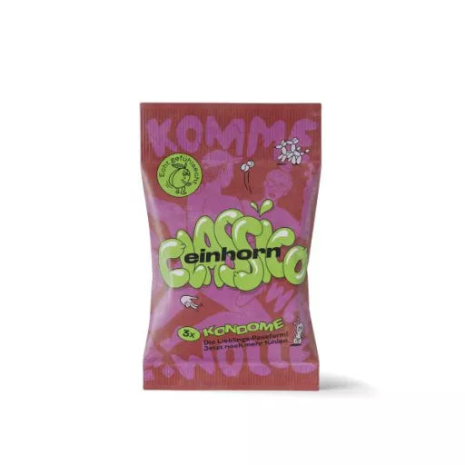 Kondom Klassisk - 3 Stk - Einhorn