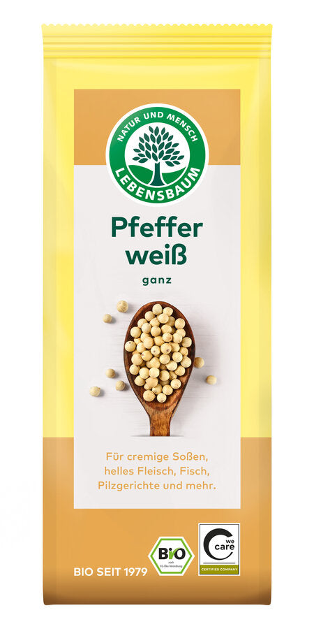 Økologisk Hvid Peber - 50G - Lebensbaum
