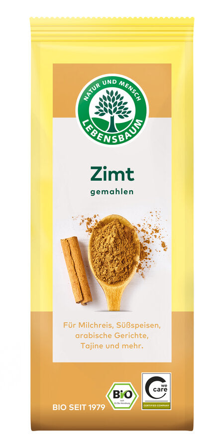 Økologisk Cassia & Ceylon Kanel Malet - 50G - Lebensbaum