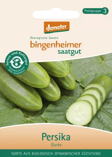 Biodynamisk Frilands Agurker 'Persika'  - Bingenheimer Saatgut