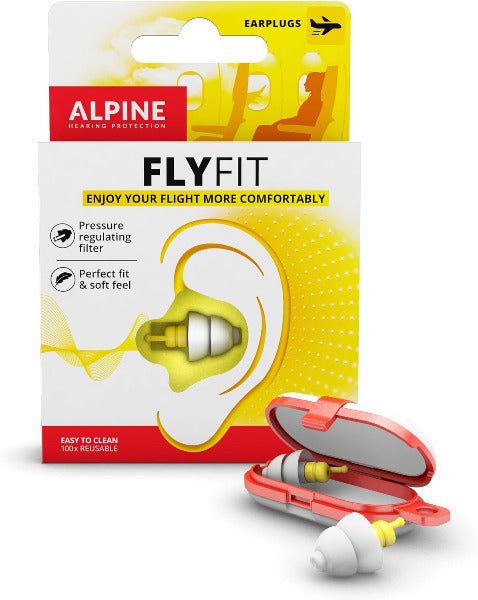 Genavnedelige Alpine Flytfit Ørepropper - 1 Par - Hvid